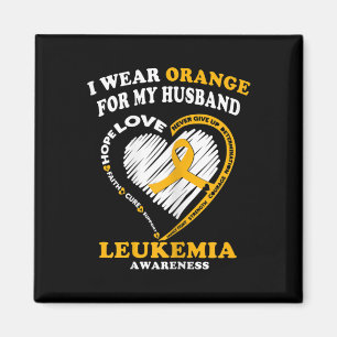 Leukemie Bewustzijn - ik Draag Sinaasappel voor mi Magneet