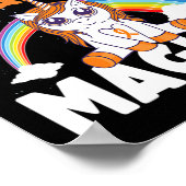 Leukemie Bewustzijn Leuke Magische Eenhoorn Bloedk Poster (Hoek)