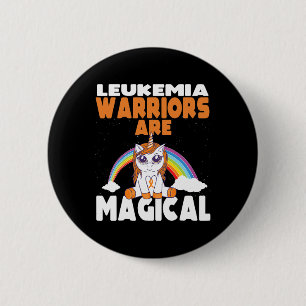 Leukemie Bewustzijn Leuke Magische Eenhoorn Bloedk Ronde Button 5,7 Cm