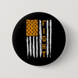 Leukemie bewustzijn maand Amerikaanse vlag bloed k Ronde Button 5,7 Cm