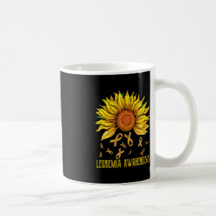 Leukemie Bewustzijn Zonnebloem T - shirts Koffiemok
