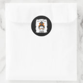 Leukemie Bewustzijner ondersteuning Squad Messine Ronde Sticker (Tas)
