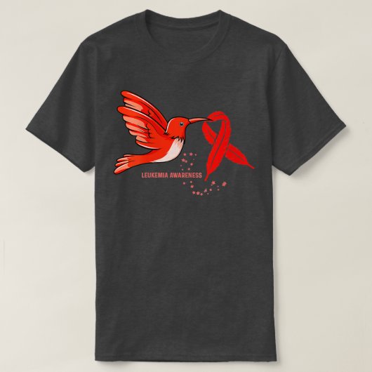Leukemie bij vrouwen Leukemie Leukemie Bewustheid T-shirt (Design voorkant)