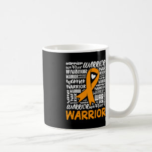 Leukemie Bloedkanker Aankomst Oranje Ribbon Awaren Koffiemok