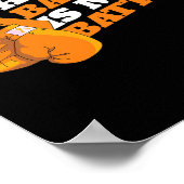 Leukemie Bloedkanker Bewustzijn Oranje Lint Boxi Poster (Hoek)