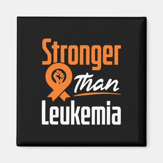 Leukemie Bloedkanker Bewustzijn Warrior Fighter ST Magneet (Voorkant)