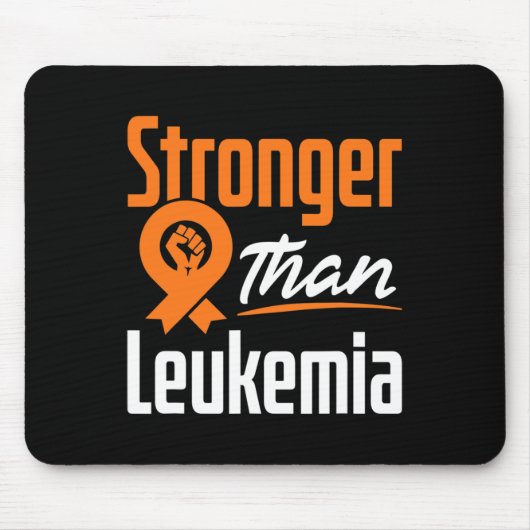 Leukemie Bloedkanker Bewustzijn Warrior Fighter ST Muismat (Voorkant)