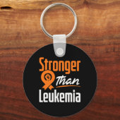Leukemie Bloedkanker Bewustzijn Warrior Fighter ST Sleutelhanger (Voorkant)