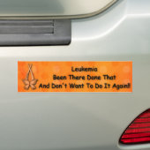 Leukemie Bumpersticker (Op auto)