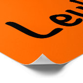 Leukemie Butterfly Awareness Ribbon Poster (Hoek)