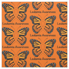 Leukemie Butterfly Awareness Ribbon Stof