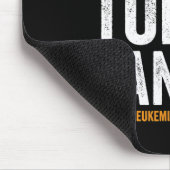 Leukemie Cancer Awareness Lint Niet Vandaag Oranje Muismat (Hoek)