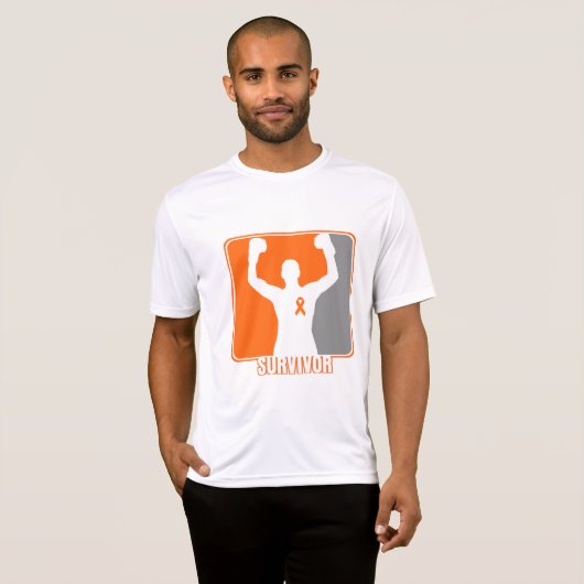 Leukemie Cancer Winning Survivor T-shirt (Voorkant volledig)