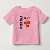 Leukemie CHEMO AFSTUDEERDER 1 Kinder Shirts (Voorkant)