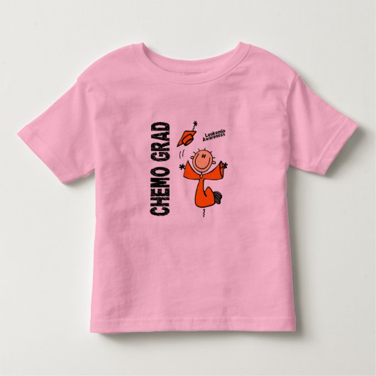 Leukemie CHEMO AFSTUDEERDER 1 Kinder Shirts (Voorkant)