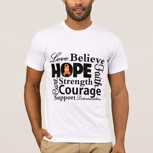 Leukemie Collage of Hope T-shirt (Voorkant)