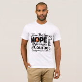 Leukemie Collage of Hope T-shirt (Voorkant volledig)