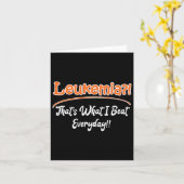 Leukemie! Dat is wat ik versloeg - leukemie kanker Kaart (Gele Bloem)