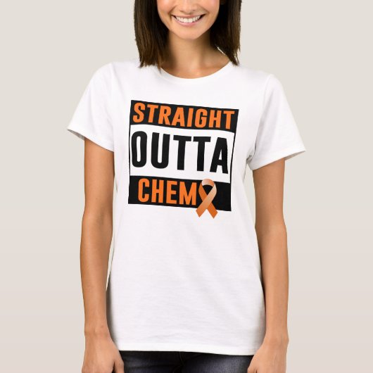 leukemie direct uit chemo t-shirt (Voorkant)
