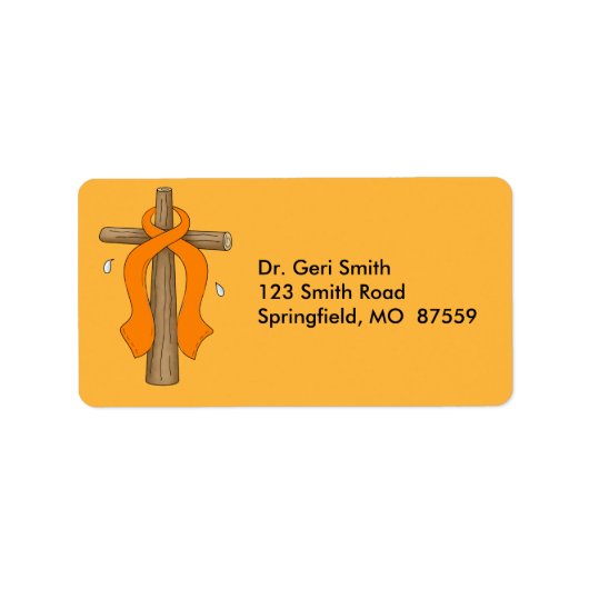 Leukemie Etiket (Voorkant)