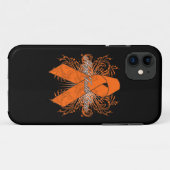 Leukemie Flourish Hope Faith Cure Case-Mate iPhone Case (Achterkant (horizontaal))