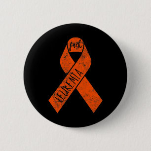 Leukemie geschenken voor vrouwen FCK kanker chemo  Ronde Button 5,7 Cm