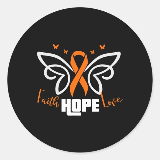 leukemie Geschikt voor leukemie kankerpatiënt Ronde Sticker (Voorkant)