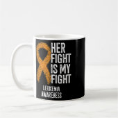 Leukemie Haar strijd is mijn strijd tegen leukemie Koffiemok (Links)