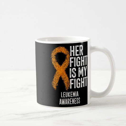 Leukemie Haar strijd is mijn strijd tegen leukemie Koffiemok (Rechts)