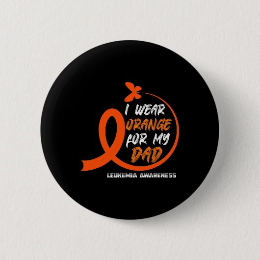 Leukemie Haar strijd is mijn strijd tegen leukemie Ronde Button 5,7 Cm (Voorkant)