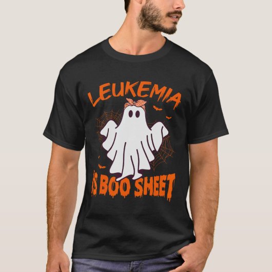 Leukemie Halloween Leukemie Bloedkanker T-shirt (Voorkant)