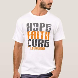 Leukemie HOPE FAITH CURE T-shirt