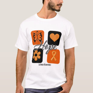 Leukemie Hope Love Inspire Awareness T-shirt