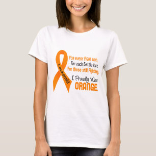 Leukemie I Prouwig Oranje Draag T-shirt