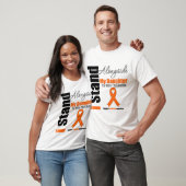 Leukemie Ik sta naast mijn dochter T-shirt (Unisex)