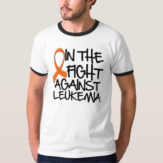 Leukemie - in de strijd t-shirt (Voorkant)