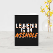 Leukemie is een overlevingskans bij kanker kaart (Gele Bloem)