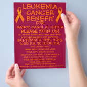 Leukemie Kanker Hulpfolder Flyer (Hand)