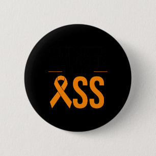 Leukemie Kanker Overlevende Gift Grappige Bloedkan Ronde Button 5,7 Cm