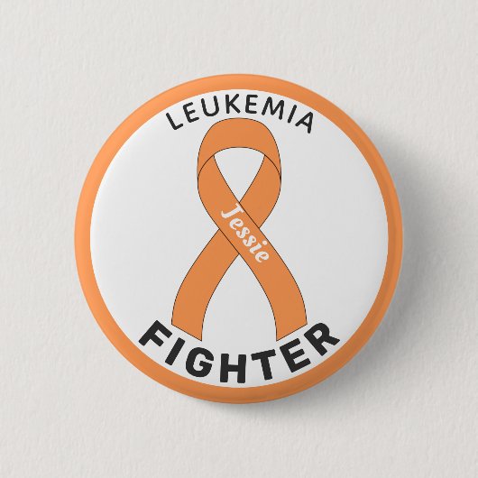 Leukemie kanker Vochtlintlintwitte Button (Voorkant)