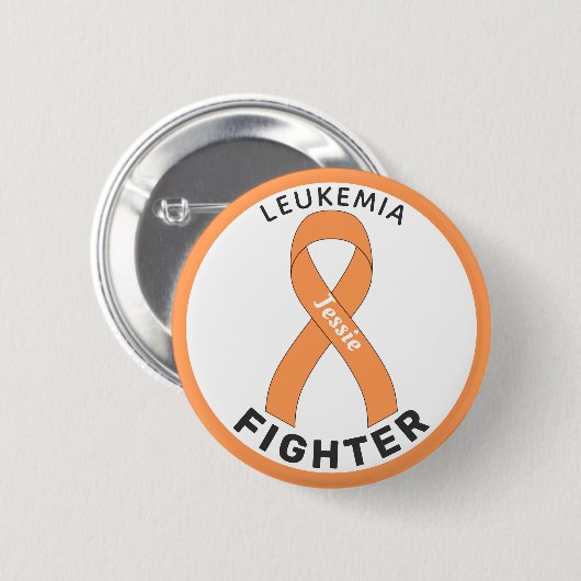 Leukemie kanker Vochtlintlintwitte Button (Voorkant /achterkant)
