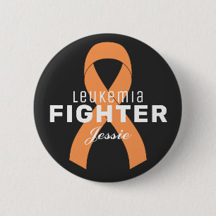 Leukemie kanker Zwarte Button
