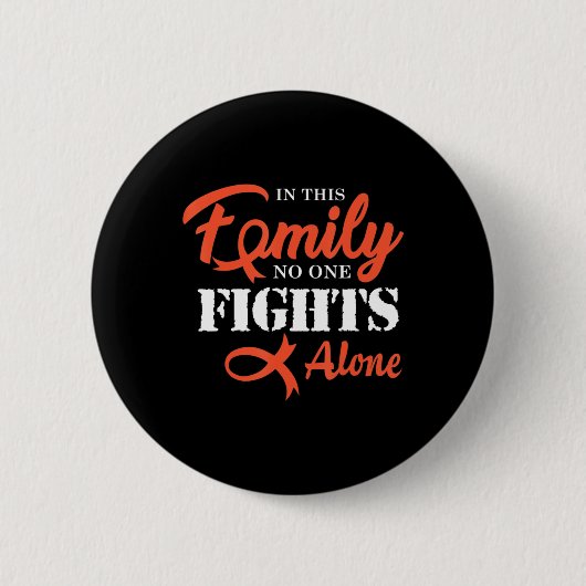 Leukemie kankerbestrijding lint ronde button 5,7 cm (Voorkant)