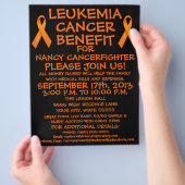Leukemie-kankerbestrijdingspakket Flyer (Hand)
