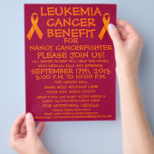Leukemie-kankerpatiëntenbrochure Flyer (Hand)