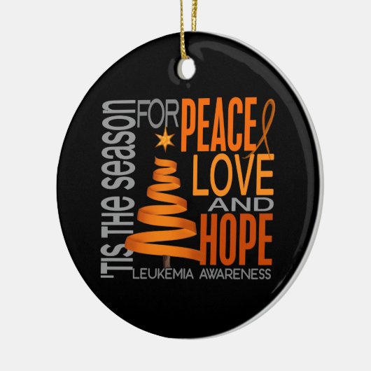 Leukemie Kerstmis 1 Ornament (Links)