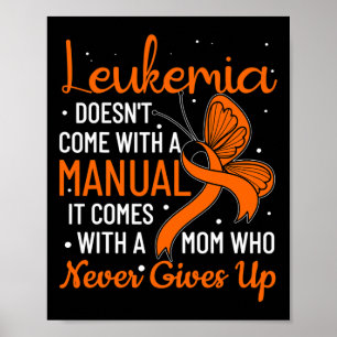 Leukemie komt niet met een manuele leukemie poster