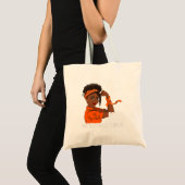 Leukemie Krijger Onverwoestbare Kanker Overlevende Tote Bag (Voorkant (product))