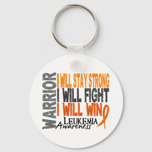 Leukemie Krijger Sleutelhanger