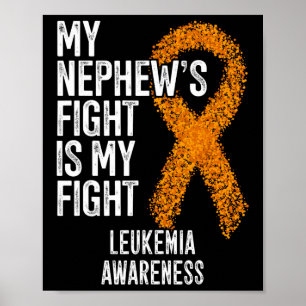 Leukemie Mijn neefje's gevecht is mijn gevecht teg Poster